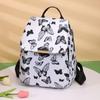 Mochila Feminina Novo Estilo Coreano Moda Casual Impresso Grande Capacidade Leve Anti-roubo Mochila Pequena Mochila Feminina Estudante do Ensino Médio