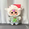[Solo para Ropa de Bebé] Bebé de Tres Años Muñeco de Peluche Grande de Vinilo 400% Ropa de Bebé Vestido de Primavera Traje Dulce y Lindo
