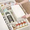 Caja de Almacenamiento con Cajón Retráctil, Caja Organizadora de Cosméticos y Labiales, Caja de Compartimentos Varios para Cocina al por Mayor