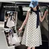 Vestido de Niña Verano 2026 Nuevo Estilo Chaleco sin Mangas para Niños Vestido de Niña con Lunares y Lazo Vestido de Princesa Estilo Delgado