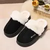 Pantuflas de algodón para mujer 2026, pantuflas de interior para el hogar de invierno, pantuflas estilo boucle, pantuflas de felpa con suela gruesa, cálidas, cómodas y con suela suave