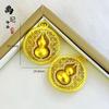 Loja de ouro com pingente giratório de alta cor de areia dourada do Vietnã, diamante, cobre banhado a ouro, acessórios faça você mesmo, atacado