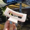 Elegante Pinza Grande de Tiburón Acrílica para Cabello Grueso, Accesorio de Cabello Femenino, Pasador Simple para la Parte Trasera de la Cabeza