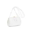 Bolsa de Câmera Divani Feminina com Alça de Couro Genuíno Exportação Transfronteiriça Bolsa de Ombro Transversal Tecida Diagonal Caixa Torrada