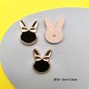 Accesorios de resina con forma de corazón de melocotón y sonrisa de celebridad de Internet, hechos a mano, para sombreros, horquillas, carcasas de teléfono móvil, parches para hebillas de zapatos