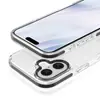 Nueva Funda de Teléfono Magnética Transparente Engrosada para Apple 17, iPhone 16 Plus, Funda Protectora de Cobertura Total Anti-Caídas con Bloqueo de Color para 18