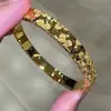 Nuevo Pulsera de Calabaza de Jade Azul Hielo Triturado Estilo Chino, Pulsera Elegante de Oro con Placa de Dinero de los Cinco Emperadores de Lujo Ligero y Gama Alta