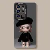 Funda de teléfono de muñeca para niña adecuada para Samsung S26ultra silicona s25plus con cadena para colgar s24 alto valor estético 23 juegos