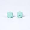 En Stock Venta al por Mayor Cuentas de Silicona Hexagonales Sueltas DIY Versátil Joyería Collar de Cuentas Coloridas Geométricas Octagonales