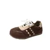 Zapatos Forrest Gump antideslizantes de suela blanda para niños de 6 a 8 a 12 años, modelos de primavera y otoño, zapatillas deportivas para niños y niñas, zapatos retro de bloques de color para niños grandes