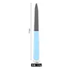 Tenedor de Acero Inoxidable para Cutícula Tira Frotadora de Doble Cara Artefacto para Cuidado de Manicura Exfoliante Herramienta de Manicura Lima de Uñas