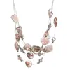 Collar de Concha Natural Asimétrico de Múltiples Capas con Borlas Dulce y Fresco Elegante Moda Nicho Estilo Exagerado de Vacaciones Estilo Nuevo