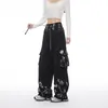2026 Moda Feminina de Rua Nova Verão Roupa de Trabalho Solta Casual Esportiva Versátil Calças com Caimento Estilo Casal