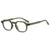 Nuevo Armazón de Gafas Poligonal Personalidad Femenina Estilo Universitario Armazón de Gafas Anti-Luz Azul Moda Retro Para Viajar Lentes Transparentes Moderno