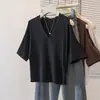 Camiseta Base de Manga Larga Hueca de Hombros Caídos Estilo Coreano Nueva y Elegante para Mujer Talla Grande, Suave y Lujosa, Corte Holgado Adelgazante