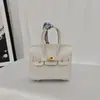 Bolsita de piel charol con patrón de cocodrilo, mini bolso casual platino pequeño, bolsa para auriculares, bolsa con colgante de coche lindo, varios colgantes de bolso