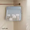 Bolsa colgante de malla tres en uno para almacenamiento de ropa interior, organizador colgante para armario, bolsa de almacenamiento personal para ropa de dormitorio estudiantil
