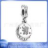 Panjiora 925 Cobre Blanco Plateado Serie Animales Etiqueta Colgante Búho Colgante de Cuerda DIY Panjia Cuentas