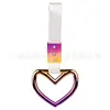 Anillo de Tracción en Forma de Corazón para Coche, Manija en Forma de Corazón, Anillo de Advertencia para Parachoques Delantero y Trasero, Remolque con Cuerda de Remolque Electrostática