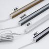 Luz LED de inducción para gabinete empotrada barra de luz LED luz lineal ultrafina armario vitrina mueble para vinos luz lineal ranurada oculta