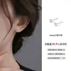 Aretes de Plata Pura 999 para Mujer, Clavos para Oreja, Barras para Oreja, Clavos para Cartílago, Pines Anti-Obstrucción para Oreja, Palitos para Oreja, Cómodos para Dormir, No Necesitan Quitarse, Pequeños Accesorios para Oreja