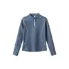 Top IZEXX para Mujer de la Línea Hasselblad para Exteriores, Otoño, Absorbe la Humedad, Deportes de Tenis al Aire Libre, Camiseta de Manga Larga de Secado Rápido