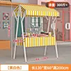 Soporte de Exhibición Plegable Móvil para Puestos de Mercado, Carrito de Hierro Artístico Personalizable al por Mayor para Mercados Nocturnos y Ferias