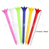Tee de golf de cinco puntas para bola, soporte de bola de plástico, color mixto, five-claw TEE, accesorios de golf, suministros, multicolor