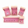 Caja de Embalaje de Joyería Personalizada Hebilla de Perla Cuero PU Caja de Regalo para Joyería Caja para Anillo Pulsera Caja para Colgante
