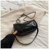 Bolso Sobaco de Cuero Vintage Encerado al Aceite 2024 Nuevo Verano Popular Popular Bolso Cruzado Bolso de Hombro Nicho de Alta Gama