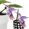 2 Enfeites de Pendurar: Capas de Vasos de Flores em Acrílico, Apresentando Animais Fofos Como Pássaros, Borboletas e Sapos, Adequados para Ganchos de Vasos de Flores