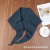 Xale triangular de tricô vazado 100% lã transfronteiriço, nova moda outonal, lenço versátil para sobreposição