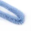 Em Estoque Atacado Tiras de Pelo Sintético de Raposa 6cm, Acabamento Decorativo para Punhos de Capa Hanfu, Acessórios de Vestuário de Pelo de Visão