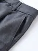 [Il Pedido] Calça de Alfaiataria Elegante Casual de Cintura Alta com Barra Larga Emagrecedora para Mulheres, Estilo Quente de Venda da Primavera/Verão de 2026, Calça Elegante de Alta Qualidade
