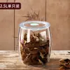 Frascos de Almacenamiento Especializados para Cáscara de Mandarina Seca, Té y Medicina Tradicional China; Frascos Sellados; Contenedores de Plástico de Grado Alimenticio para Pepinillos