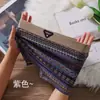 Cueca Boxer Feminina Estilo Étnico Retrô Americano, Algodão Respirável Estampada, Antibacteriana e Moderna