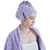 Toalla Sanli para adultos, gorro para secar el cabello, forro polar coral grueso, absorbente, para maquillaje y belleza, toalla de baño grande