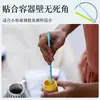 Palo mezclador multifuncional de silicona para pegamento, arte de uñas, mascarilla facial, raspador mezclador, macarrón, multicolor, resistente a altas temperaturas, lavable