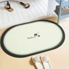 Alfombra de baño con tecnología suave y absorbente, antideslizante, de secado rápido