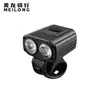 Luz de Bicicleta Meilong Farol para Bicicleta de Estrada de Montanha Passeio Noturno ABS à Prova d'Água Alto Brilho Carregamento Tipo-C Equipamento de Ciclismo