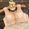 Sujetador Ajustable de Encaje Sin Aros Ropa Interior Sexy Escote Profundo Push-up Pecho Pequeño Grueso Fino Camiseta Interior Sujetador Cómodo