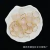 15*22mm Gelatina Dos Tonos Estampado en Caliente Pétalos de Loto Hecho a Mano DIY Accesorios para Joyería Accesorios Suministro de Celebridad de Internet Stock Disponible