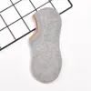 Calcetines Bajos Lisos de Color para Mujer, Calcetines Cortos Invisibles Antideslizantes de Silicona, Calcetines Tipo Barco Transpirables y Resistentes al Olor de Moda para Primavera y Otoño