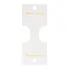 5*12 Cartão Branco Papel Cartão Cartão para Rabo de Cavalo Cartão para Faixa de Cabelo Corda de Cabelo Cartão de Papel Cartão Dobrável Cartão para Pendurar Cartão Acessório de Cabelo Conjunto de Cartão de Papel DIY