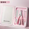 Conjunto de 5 Peças de Alicates para Cutícula Estilo Alemão, Alicate Bico de Águia para Cortar Unhas, Alicate Especializado para Cutícula de Manicure, Alicate para Cutícula Estilo Russo
