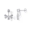 Pendientes de Zirconia de Moda Personalizados para Comercio Electrónico Transfronterizo Europeo y Americano 2026 Pendientes de Diseño Exquisito y Sencillo para Mujer