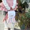 Mochila Infantil 2026 Nova Desenho Animado Orelhas de Coelho Fofas Mochila de Pelúcia para Meninas Versátil Exterior Mochila Escolar para Crianças