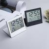 Criativo minimalista relógio de mesa leve multifuncional dobrável eletrônico despertador data temperatura display atacado