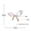 Nova Broche de Laço de Pérola Irregular com Design de Luxo, Alfinete de Alta Qualidade, Corsage de Luxo, Acessório Anti-Exposição para Roupas