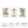 Pintura Decorativa Abstrata Boêmia, Arte de Parede para Sala de Estar, Pintura Moderna Minimalista Sem Moldura, Triptíco para Quarto, Frete Internacional